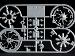 32016 1/32 Sopwith Pup RNAS 132E0006 LeRhone 9c 80hp engine sprue E view a